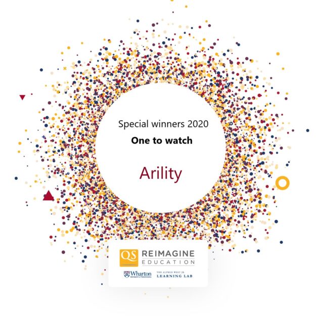 VR_AR E-Badge – one to watch Arility One to Watch 2020 award